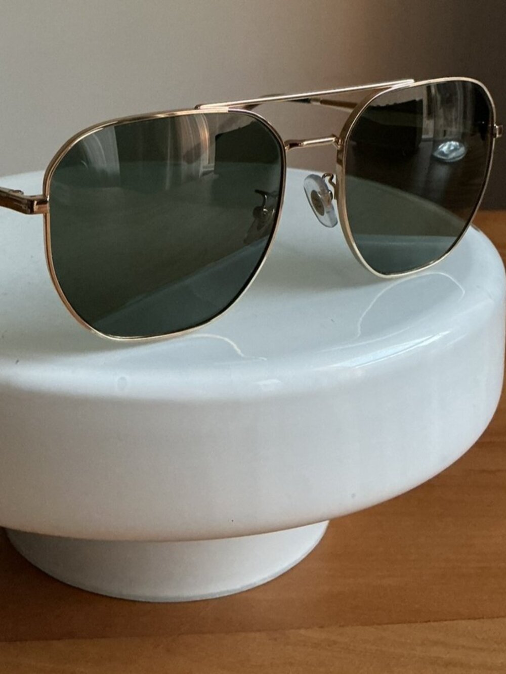 Hexagonal Ray-Ban Aviator Sunglasses